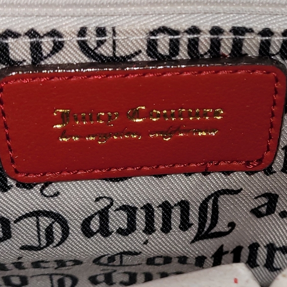 Tomato Red Juicy Couture Quilted Purse - Picture 9 of 9
